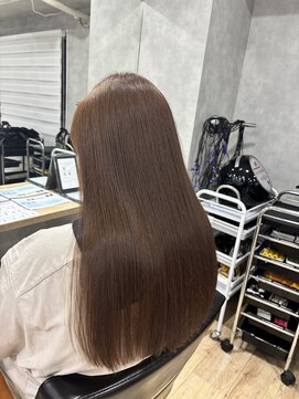 ジュール サウス 新宿南口(Joule South) 【ブリーチ無しダブルカラー】ヘーゼルベージュ【スロウカラー】