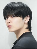 シースルーマッシュダウンパーマ韓国マッシュマッシュウルフ