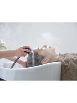 美しい髪は頭皮環境から☆健康な髪へと導くために、頭皮の汚れをしっかり除去！健康的で艶のある美髮へ…