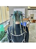 ブリーチカラー・西宮美容室・ヘアセット