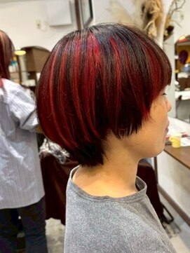 ルイ(ROUIS produced by LUCK 津田沼) ROUIS 津田沼 アンブレラカラー×レッド