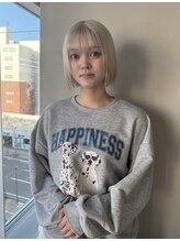 ナンバーナイン 札幌大通(NUMBER NINE)&nbsp;White blond × bob