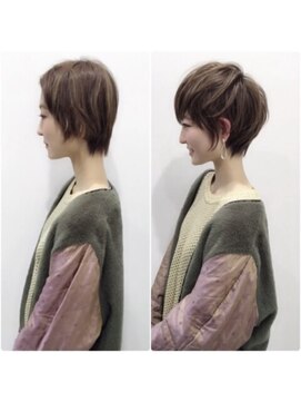 ビューブルー 亀戸錦糸町(VIEW BLUE) 【ショートボブ】黒髪カタログ/オリーブグレー/小顔に見せるヘア