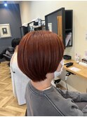 オレンジブラウン［大人ガーリー/似合わせカット］長野歌穂