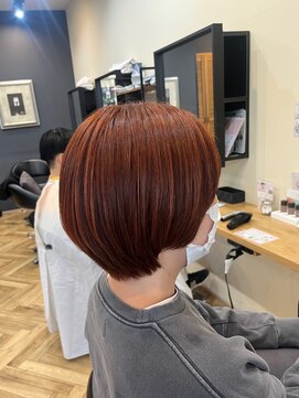 アルター(aL ter) オレンジブラウン［大人ガーリー/似合わせカット］長野歌穂