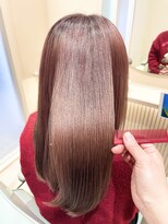 テラバイルヴェール 各務原(TERRA by LeVert)&nbsp;ブリーチベースからつくる艶ピンクベージュ♪