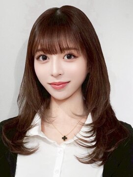 アリー 原宿 表参道(ALLY) Ally稲木　人気レイヤースタイル可愛いいナチュラルベージュ