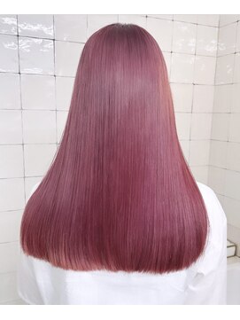 フウ(fuh) ピンクカラー/ロング/ブリーチ/ブリーチカラー/ハイトーン