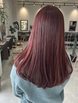 エミュ(emu.) ブリーチなしで育てるレッドカラー◎