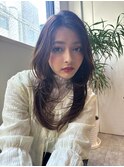 レイヤーカット髪質改善ブリーチなしカラー20代30代