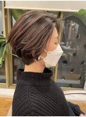 ◆【乾かすだけで美シルエット】大人ショートベージュ