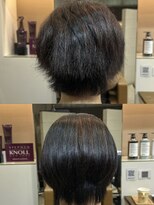 サンゼンヘアー(SUN-ZEN HAIR) ネオメテオストレート×ショートスタイル