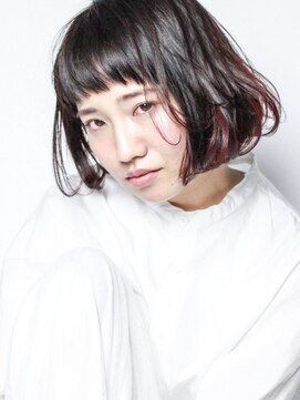 テトヘアー(teto hair) BOB［ツートーンカラー・デザインカラー・ワンレングス］