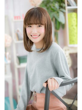 ミック ヘアアンドビューティー 大山店(miq  Hair&Beauty) フリンジバング◎透け感ストレート