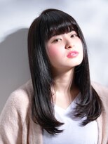 ネオリーブアオバ 高田馬場店(Neolive aoba)&nbsp;【高田馬場/aoba】艶感upの黒髪ロングストレートスタイル