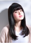 【高田馬場/aoba】艶感upの黒髪ロングストレートスタイル