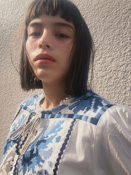 ベル 表参道店(Belle) 起きぬけ可愛い！おしゃれな切りっぱなしボブ《Belle表参道》