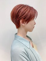 テトヘアー(teto hair)&nbsp;short(ハンサムショート、ピンク、オレンジ、エッジショート)