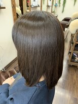 パチャールヘアー(PACAR HAIR)&nbsp;シースルーアクアカラー×つやセミロング