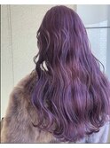 ラベンダー系　ヘアカラー　【池袋】