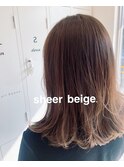 sheer beige