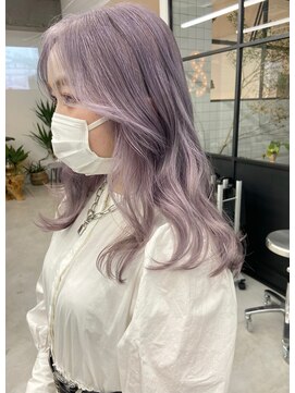 アンドスタイル(&style) 【ブリーチ２回】ホワイトラベンダー