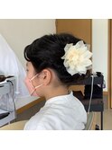 シニヨンアップ。