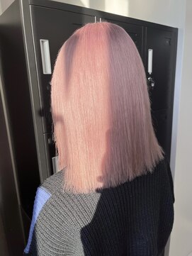 ペレ 渋谷(PELE) K21_コーラルピンク ブリーチ2~3回