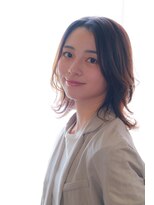 ノイ(noi)&nbsp;韓国風セミディ×プラチナアッシュ２０代３０代４０代♪