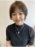大人かわいいショート/丸みショートボブ20代30代40代～