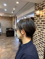 ロク 白楽(rocu)&nbsp;前髪/マチルダボブ/ピンクベージュインナー/グレージュ[白楽駅]