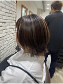 ハイライトで動きのあるスタイル