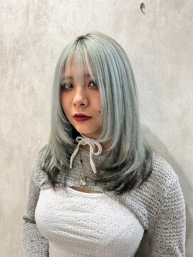 ロンドソレイユ 池袋(Lond soleil) ボブ/前髪カット/レイヤーカット×ケアブリーチ/デザインカラー