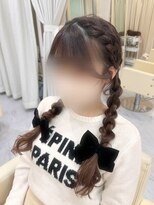 ヘアセットアリエス(aries)&nbsp;ツイン編みおろし