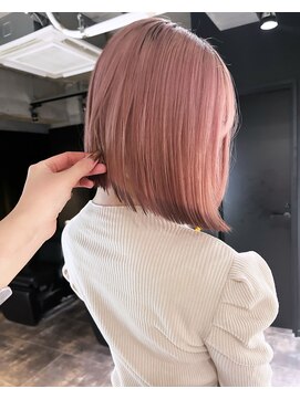 リンドトウキョウ(LINDO TOKYO) pink×brown エンドカラー