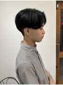センターパート　ニュアンスパーマ　池袋メンズ