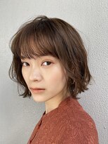 マルツ 銀座(maltu) ことりベージュ《ニュアンスウェーブ小顔外ハネボブ》