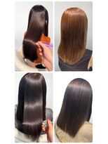 美容室フルール&nbsp;20代30代40代髪質改善カラーアッシュベージュ艶感