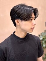 ガーデンヨコハマエスト(GARDEN YOKOHAMA est)&nbsp;ナチュラル　韓国マッシュ　センターパート　ニュアンスパーマ