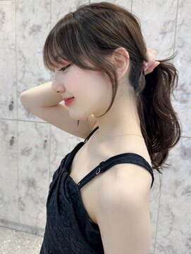 シーシンジュク 新宿南口(Sea shinjuku) 韓国風前髪×レイヤーカット【新宿/前髪/レイヤーカット】