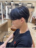 ニュアンスパーマ_韓国マッシュ_スペインカール_新宿_メンズ