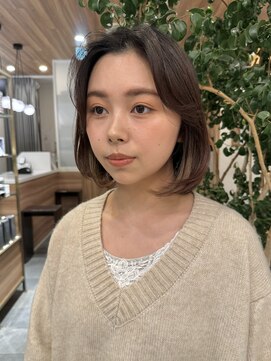 ビュートリアム ギンザ(BEAUTRIUM) まるみボブ＊顔周りレイヤー＊インナーカラー＊顔周り＊インナー