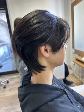 アプシー 南が丘本店(apsee) ウルフカット/黒髪/マッシュウルフ