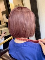 ビー オン ディー ヘア 池袋(BonD hair)&nbsp;派手すぎないピンクベージュ♪【池袋/髪質改善/ハイライト】