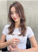 Melt【新宿】レイヤーカット×ミルクティーブラウン