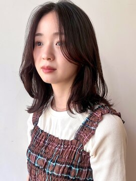 ラフ フロム ガーデン(Laf from GARDEN) くびれヘア/レイヤーカット/韓国風/縮毛矯正/イルミナカラー