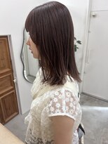 キー(kii)&nbsp;暖色カラー/福岡美容室/半個室サロン/ミディアム