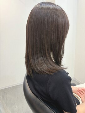 コニー アンド リリー(conne&riri) 【お客様スタイル】グレーベージュカラー×ミディアムヘア