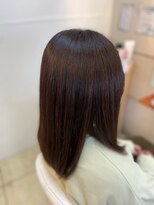 美容室 ルーフトップ(Roof top)&nbsp;髪質改善白髪ぼかしハイライトカラー前髪カットベージュカラー