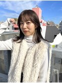 【イヤリングカラー】グレージュ×くすみベージュ